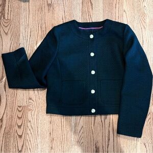 J. Crew Black Gold Button-Up Blazer size 8